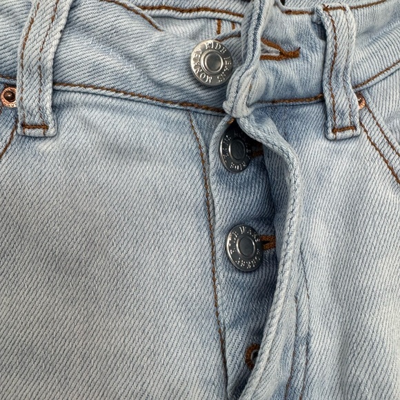 Monkey Ride Distressed Light Blue Jeans - Picture 3 of 5